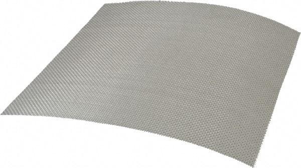 Value Collection - 23 Gage, 0.025 Inch Wire Diameter, 10 x 10 Mesh per Linear Inch, Stainless Steel, Wire Cloth - 0.075 Inch Opening Width, 12 Inch Wide x 12 Inch Stock Length - Exact Tool & Supply