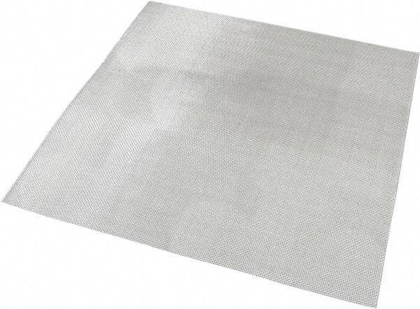 Value Collection - 27 Gage, 0.017 Inch Wire Diameter, 18 x 18 Mesh per Linear Inch, Stainless Steel, Wire Cloth - 0.039 Inch Opening Width, 12 Inch Wide x 12 Inch Stock Length - Exact Tool & Supply