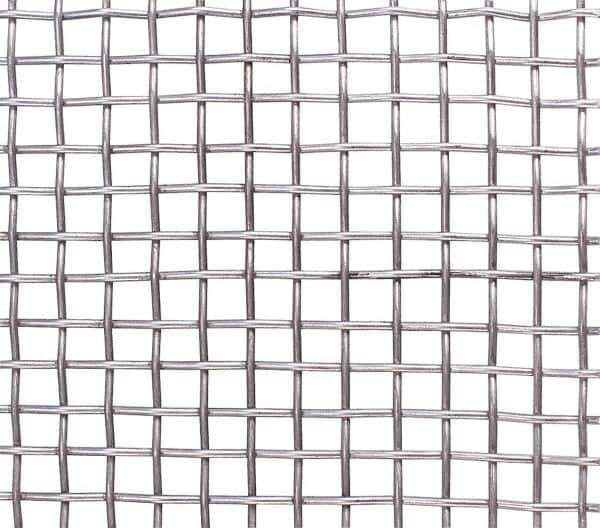 Value Collection - 10 Gage, 0.135 Inch Wire Diameter, Stainless Steel, Space Cloth - 3/4 Inch Space Opening, 48 Inch Wide, Cut to Length - Exact Tool & Supply