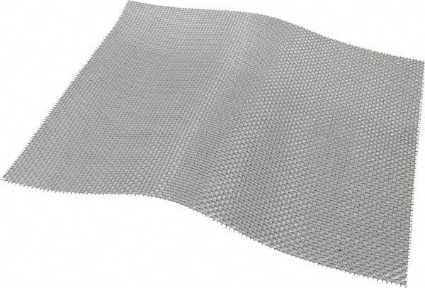 Value Collection - 22 Gage, 0.028 Inch Wire Diameter, 8 x 8 Mesh per Linear Inch, Stainless Steel, Wire Cloth - 0.097 Inch Opening Width, 12 Inch Wide x 12 Inch Stock Length - Exact Tool & Supply