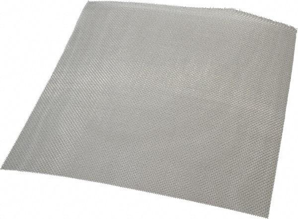 Value Collection - 24 Gage, 0.023 Inch Wire Diameter, 12 x 12 Mesh per Linear Inch, Stainless Steel, Wire Cloth - 0.06 Inch Opening Width, 12 Inch Wide x 12 Inch Stock Length - Exact Tool & Supply