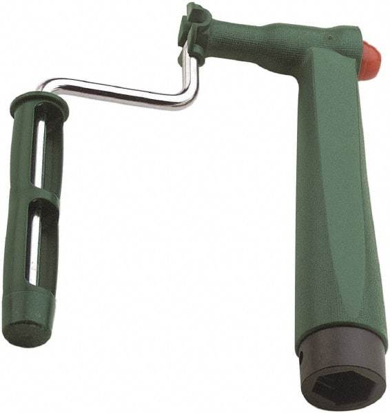 Wooster Brush - 4-1/2, 6-1/2" Wide x 11-3/4" Long Mini Roller Frame - Plastic Frame, Polypropylene Handle - Exact Tool & Supply