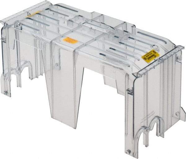 Cooper Bussmann - 1, 2 and 3 Pole Nonindicating Fuse Block Cover - For Use with Class J 600A Modular Fuse Blocks - Exact Tool & Supply