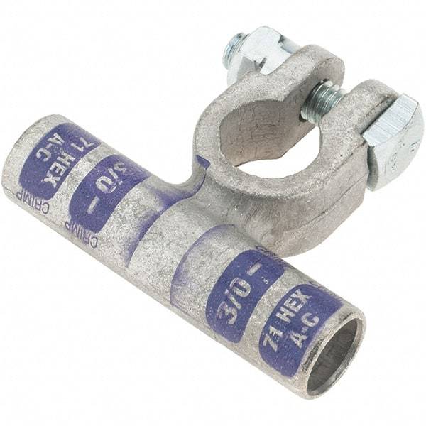 Thomas & Betts - 3/0 AWG, Tin Plated Copper Battery Connector - Purple - Exact Tool & Supply