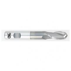 1/2" Dia. - 4" OAL - Bright HSS Co-Center Cut SE EM - 2 FL - Exact Tool & Supply