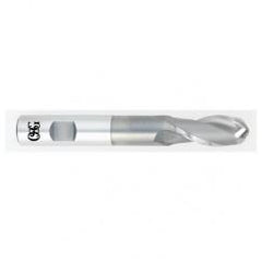 1/2" Dia. - 4" OAL - Bright HSS Co-Center Cut SE EM - 2 FL - Exact Tool & Supply
