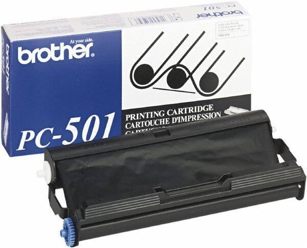 Brother - Black Thermal Print Cartridge Ribbon - Use with Brother Fax-575 - Exact Tool & Supply