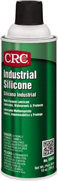 CRC - 16 oz Aerosol Silicone Lubricant - Clear, -40°F to 400°F, Food Grade - Exact Tool & Supply
