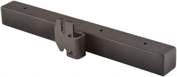 ECONOCO - Black Matte Finish Shelf Bracket - 12" Long - Exact Tool & Supply