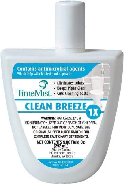 TimeMist - 10.5 oz Air Freshener Dispenser Refill - Clean/Fresh, Compatible with TimeMist Virtual Janitors - Exact Tool & Supply