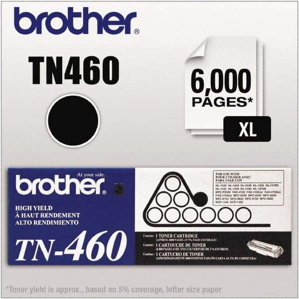 Brother - Black Toner Cartridge - Use with Brother DCP-1200, 1400, HL-1230, 1240, 1250, 1270N, 1435, 1440, 1450, 1470N, intelliFAX-4100, 4100e, 4750, 4750e, 5750, 5750e, MFC-8300, 8500, 8600, 8700, 9600, 9700, 9800, P2500 - Exact Tool & Supply