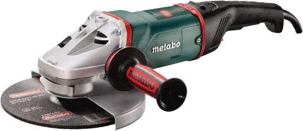 Metabo - 9" Wheel Diam, 6,600 RPM, Corded Angle & Disc Grinder - 5/8-11 Spindle - Exact Tool & Supply