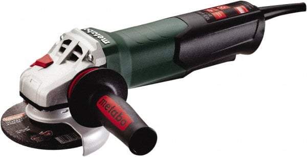 Metabo - 6" Wheel Diam, 9,600 RPM, Corded Angle & Disc Grinder - 5/8-11 Spindle, 120 Volts, 10.5 Amps - Exact Tool & Supply