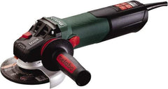 Metabo - 5" Wheel Diam, 2,000 to 7,600 RPM, Corded Angle & Disc Grinder - 5/8-11 Spindle, 120 Volts, 13.5 Amps - Exact Tool & Supply