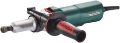 Metabo - 1/4 Inch Collet, 2,500 to 8,700 RPM, Straight, Electric Die Grinder - 120 Volt, 8.5 Amp, 8 Ft. Long Cord - Exact Tool & Supply