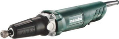 Metabo - 1/4 Inch Collet, 25,000 RPM, Straight, Electric Die Grinder - 120 Volt, 3.5 Amp - Exact Tool & Supply