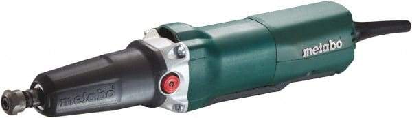 Metabo - 1/4 Inch Collet, 10,000 to 30,500 RPM, Straight, Electric Die Grinder - 120 Volt, 6.4 Amp, 8 Ft. Long Cord - Exact Tool & Supply