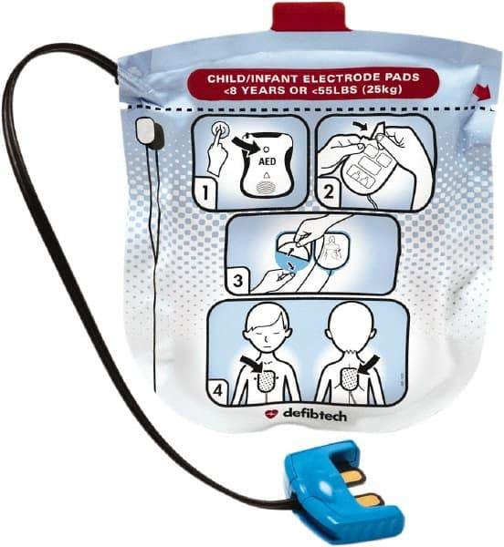 Defibtech - Pediatric CPR Pad - Compatible With Lifeline VIEW AED - Exact Tool & Supply