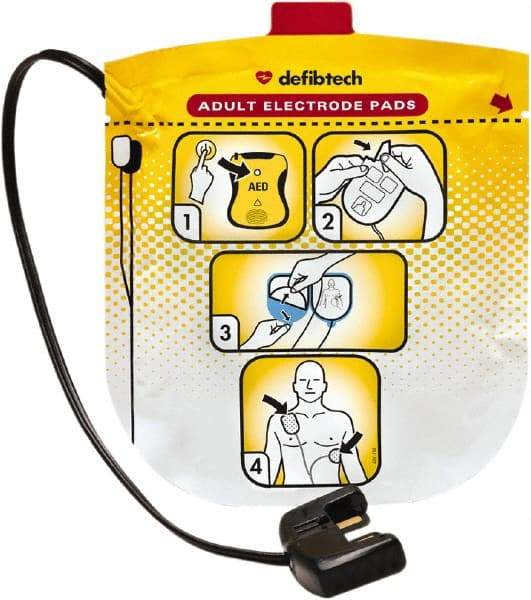 Defibtech - Adult CPR Pad - Compatible With Lifeline VIEW AED - Exact Tool & Supply