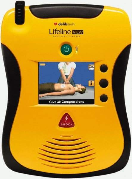 Defibtech - Adult Pad Defibrillator - Nonrechargeable Lithium Battery Included - Exact Tool & Supply