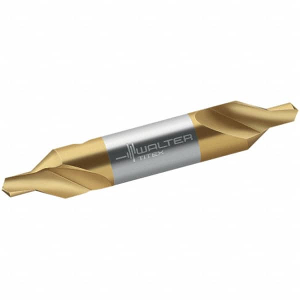 Walter-Titex - Metric Plain Cut 60° Incl Angle High Speed Steel Combo Drill & Countersink - Exact Tool & Supply