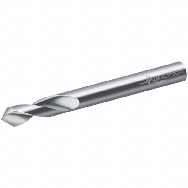 Walter-Titex - 6mm Body Diam, 90°, 66mm OAL, High Speed Steel Spotting Drill - Exact Tool & Supply