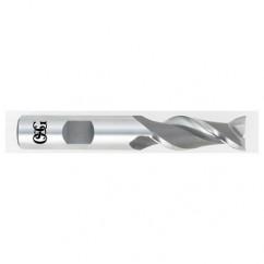 1 Dia. x 4-1/2 Overall Length 2-Flute Square End HSS-CO SE End Mill-Round Shank-Center Cutting-Uncoated - Exact Tool & Supply
