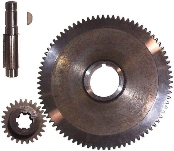 Bridgeport - Spindle Bull Gear Assembly - Step Pulley Top Housing, 1 HP B Series Mills - Exact Tool & Supply