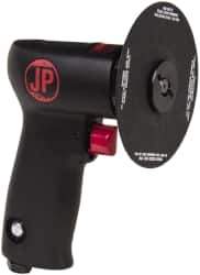 PRO-SOURCE - 3 to 5" Disc, 14,000 RPM, Pneumatic Handheld Disc Sander - 3 CFM, 1/4 NPT Inlet, 0.4 hp, 90 psi - Exact Tool & Supply
