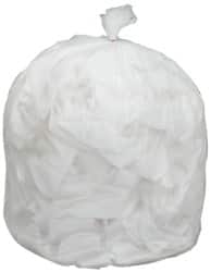 Ability One - Trash Bags & Liners; Type: Household/Office ; Capacity (Gal.): 30 ; Thickness (Micron): 12 ; Material: Polyethylene ; Drawstring: No ; Recycled Content: No - Exact Tool & Supply