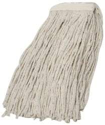 Ability One - 1-1/4" Medium Synthetic Cut End Mop Head - 4 Ply, Screw On Connection - Exact Tool & Supply