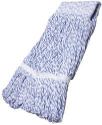 Ability One - Blue Head Band, Medium Synthetic Mop Head, - 1 Ply, Quick Change Connection, Use with Swiffer Sweepers 09060, 92815 & Swiffer Max Sweeper 37108 - Exact Tool & Supply