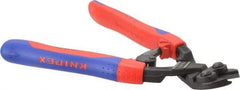 Knipex - 8" OAL, Bolt Cutter - 18mm Jaw Length x 33mm Jaw Width, 20° Angled Head, Ergo Dual Component Handle - Exact Tool & Supply