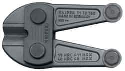 Knipex - Replacement Plier Cutter Head - For Use with 71 72 760 Bolt Cutter - Exact Tool & Supply