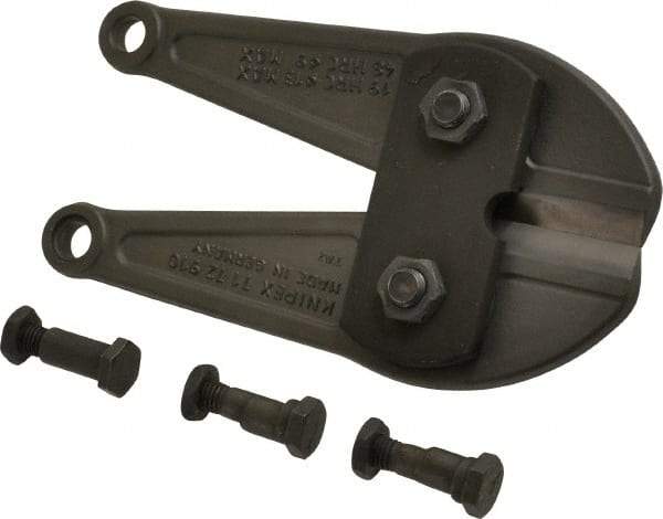 Knipex - Replacement Plier Cutter Head - For Use with 71 72 910 Bolt Cutter - Exact Tool & Supply