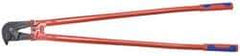 Knipex - 37-1/2" OAL, Wire Cutter - 23mm Jaw Length, Standard Head, Steel Tube, Power-Coated Handle - Exact Tool & Supply