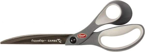 Clauss - 7" LOC, 10" OAL Carbonitride Titanium Steel Shears - Glass Filled Nylon Handle, For Paper, Fabric - Exact Tool & Supply