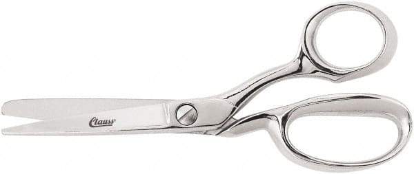 Clauss - 3" LOC, 6" OAL Dubbed Trimmers - Steel Handle, For Paper, Fabric - Exact Tool & Supply