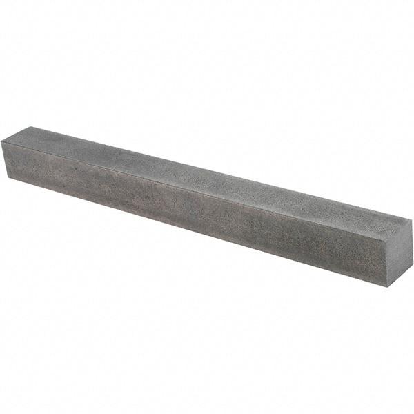 Value Collection - 12" Long x 1-1/4" High x 1-1/4" Wide, Plain Steel Undersized Key Stock - Cold Drawn Steel - Exact Tool & Supply