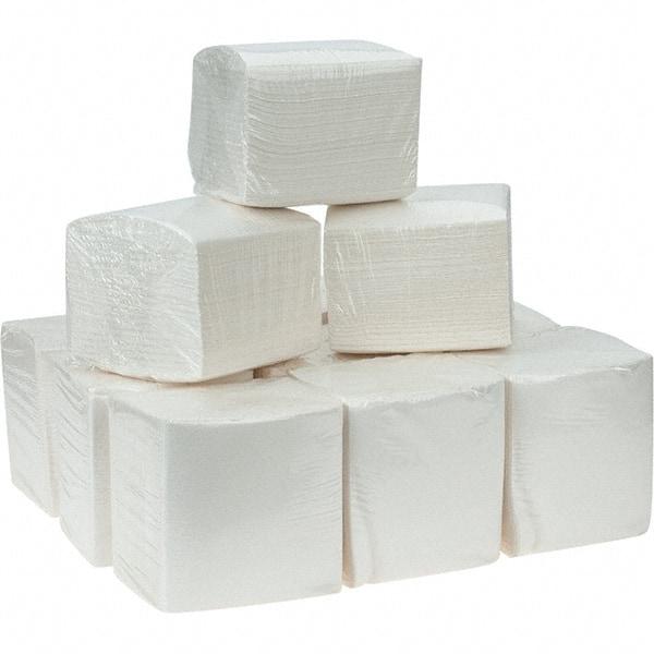 Value Collection - 1/4 Fold General Purpose Wipes - 12-1/2" x 13" Sheet Size, White - Exact Tool & Supply