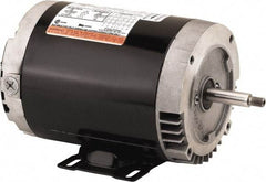 US Motors - 3 hp, ODP Enclosure, No Thermal Protection, 3,525 RPM, 575 Volt, 60 Hz, Three Phase Standard Efficient Motor - Size 56 Frame, Rigid Mount, 1 Speed, Ball Bearings, 3 Full Load Amps, F Class Insulation, CCW Lead End - Exact Tool & Supply