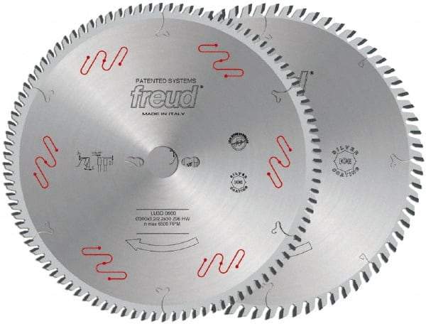 Freud - 220mm Diam, 30mm Arbor Hole Diam, 64 Tooth Wet & Dry Cut Saw Blade - Carbide-Tipped, Standard Round Arbor - Exact Tool & Supply