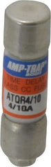 Ferraz Shawmut - 300 VDC, 600 VAC, 0.4 Amp, Time Delay General Purpose Fuse - Clip Mount, 1-1/2" OAL, 100 at DC, 200 at AC kA Rating, 13/32" Diam - Exact Tool & Supply