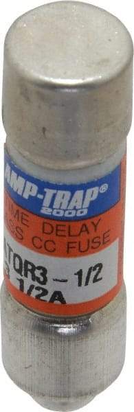 Ferraz Shawmut - 300 VDC, 600 VAC, 3.5 Amp, Time Delay General Purpose Fuse - Clip Mount, 1-1/2" OAL, 100 at DC, 200 at AC kA Rating, 13/32" Diam - Exact Tool & Supply