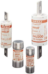 Ferraz Shawmut - 300 VDC, 600 VAC, 600 Amp, Fast-Acting General Purpose Fuse - Clip Mount, 203.2mm OAL, 100 at DC, 200 at AC kA Rating, 2-1/2" Diam - Exact Tool & Supply
