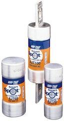 Ferraz Shawmut - 500 VDC, 600 VAC, 90 Amp, Time Delay General Purpose Fuse - Clip Mount, 4-5/8" OAL, 100 at DC, 200 at AC, 300 (Self-Certified) kA Rating, 1-1/16" Diam - Exact Tool & Supply