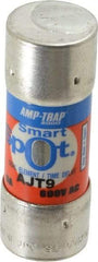 Ferraz Shawmut - 500 VDC, 600 VAC, 9 Amp, Time Delay General Purpose Fuse - Clip Mount, 2-1/4" OAL, 100 at DC, 200 at AC, 300 (Self-Certified) kA Rating, 13/16" Diam - Exact Tool & Supply