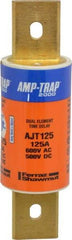 Ferraz Shawmut - 500 VDC, 600 VAC, 125 Amp, Time Delay General Purpose Fuse - Clip Mount, 5-3/4" OAL, 100 at DC, 200 at AC, 300 (Self-Certified) kA Rating, 1-5/8" Diam - Exact Tool & Supply