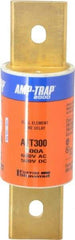 Ferraz Shawmut - 500 VDC, 600 VAC, 300 Amp, Time Delay General Purpose Fuse - Clip Mount, 7-1/8" OAL, 100 at DC, 200 at AC, 300 (Self-Certified) kA Rating, 2-1/8" Diam - Exact Tool & Supply