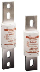 Ferraz Shawmut - 300 VDC, 600 VAC, 800 Amp, Time Delay General Purpose Fuse - Bolt-on Mount, 10-3/4" OAL, 100 at DC, 200 at AC kA Rating, 2-1/2" Diam - Exact Tool & Supply